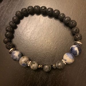Healing stone diffuser bracelet